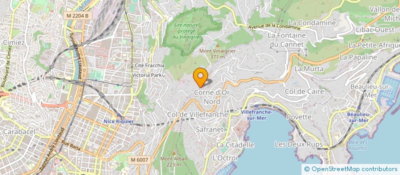 localisation de l'entreprise TENNIS CLUB DU CONTEO à NICE