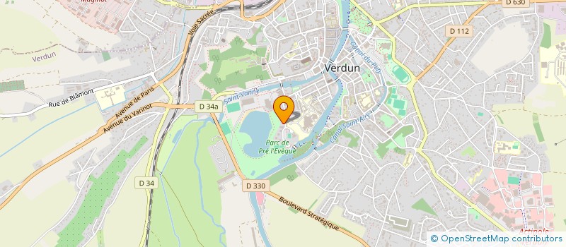 localisation de l'entreprise TENNIS CLUB DU GRAND VERDUN à VERDUN