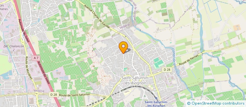 localisation de l'entreprise TENNIS CLUB DU MOULIN  SAINT-SATURNIN-LES-AVIGNON