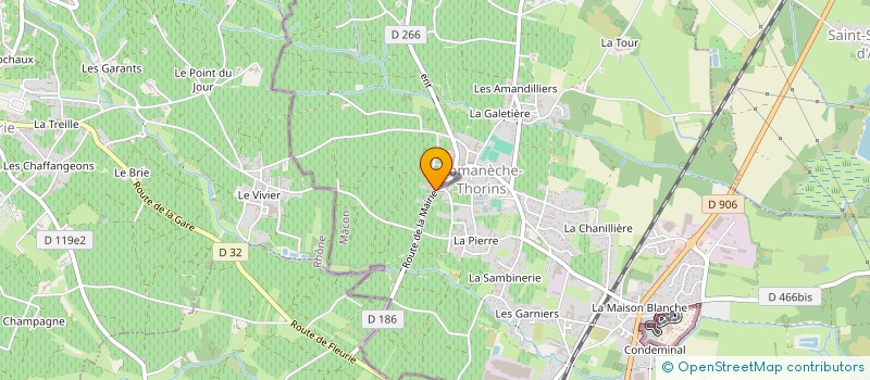 localisation de l'entreprise TENNIS CLUB DU MOULIN A VENT  ROMANECHE-THORINS