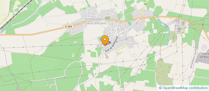 localisation de l'entreprise TENNIS CLUB DU PARC  JONQUIERES-SAINT-VINCENT