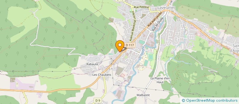 localisation de l'entreprise TENNIS CLUB DU PAYS D'OLMES -TCPO à LAVELANET
