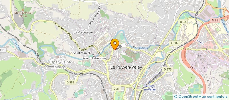 localisation de l'entreprise TENNIS CLUB DU PUY  AIGUILHE