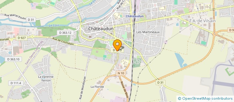 localisation de l'entreprise TENNIS CLUB DUNOIS à CHATEAUDUN