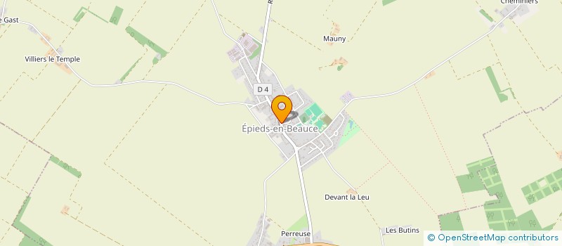 localisation de l'entreprise TENNIS CLUB EPIEDS EN BEAUCE à EPIEDS-EN-BEAUCE