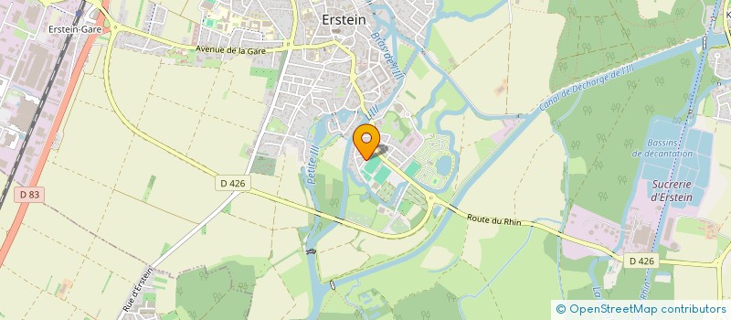 localisation de l'entreprise TENNIS CLUB ERSTEIN  ERSTEIN