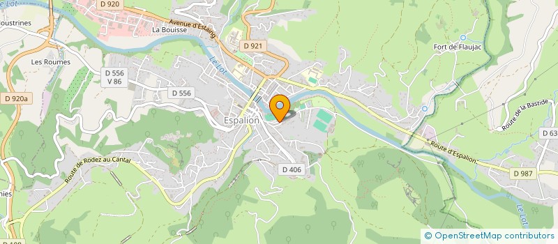 localisation de l'entreprise TENNIS CLUB ESPALIONNAIS  ESPALION