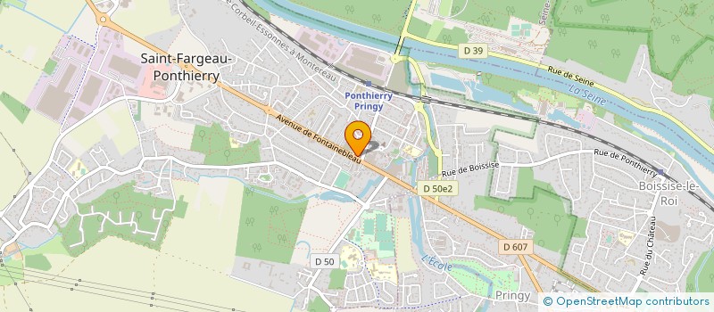 localisation de l'entreprise TENNIS CLUB FEREOPONTAIN à SAINT-FARGEAU-PONTHIERRY