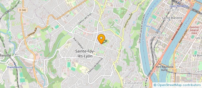 localisation de l'entreprise TENNIS CLUB FIDESIEN  SAINTE-FOY-LES-LYON