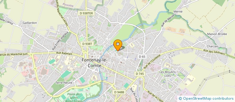 localisation de l'entreprise TENNIS CLUB FONTENAISIEN à FONTENAY-LE-COMTE