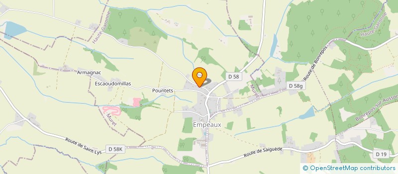 localisation de l'entreprise TENNIS CLUB FONTENILLOIS  FONTENILLES