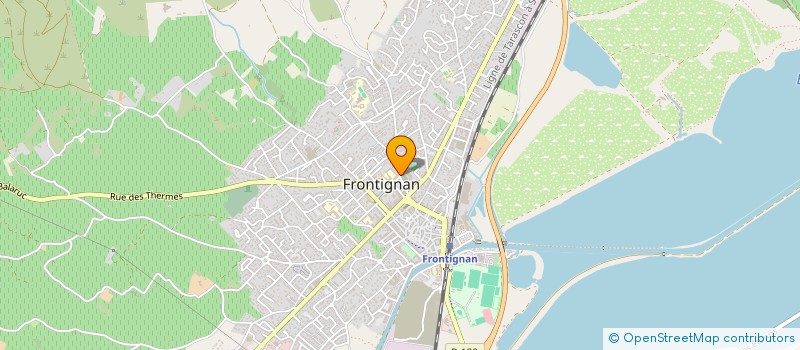 localisation de l'entreprise TENNIS CLUB FRONTIGNAN à FRONTIGNAN