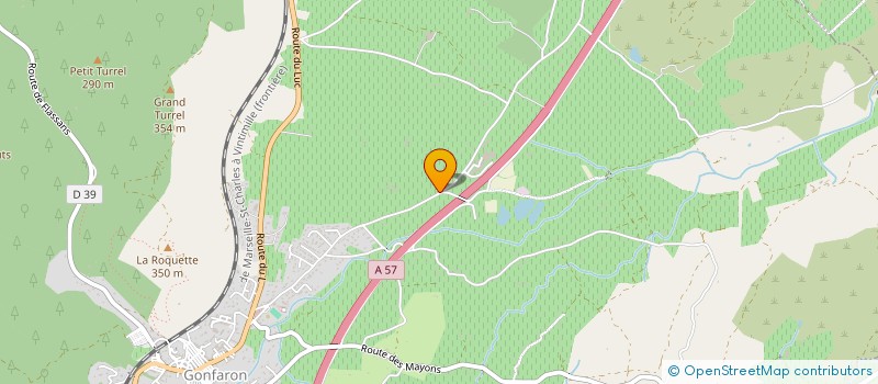 localisation de l'entreprise TENNIS CLUB GONFARONNAIS à GONFARON