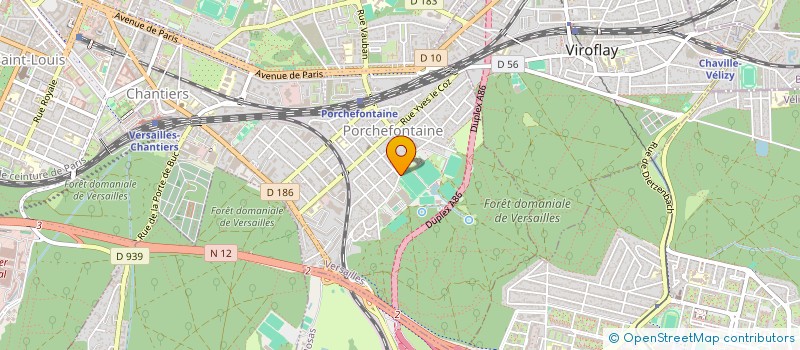 localisation de l'entreprise TENNIS CLUB GRAND VERSAILLES à VERSAILLES