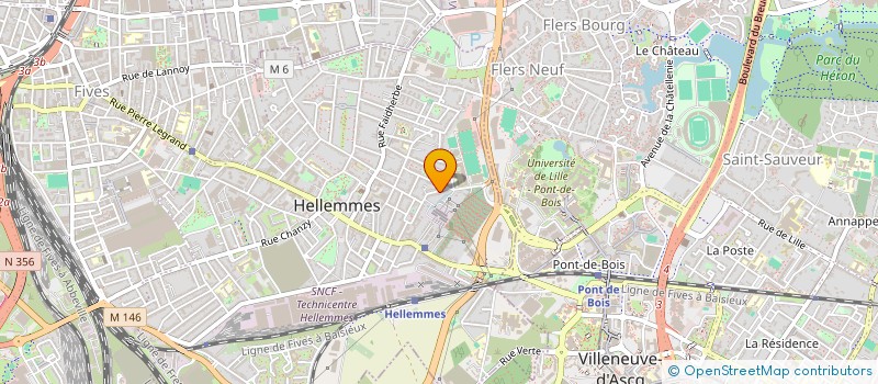 localisation de l'entreprise TENNIS CLUB HELLEMMOIS à LILLE