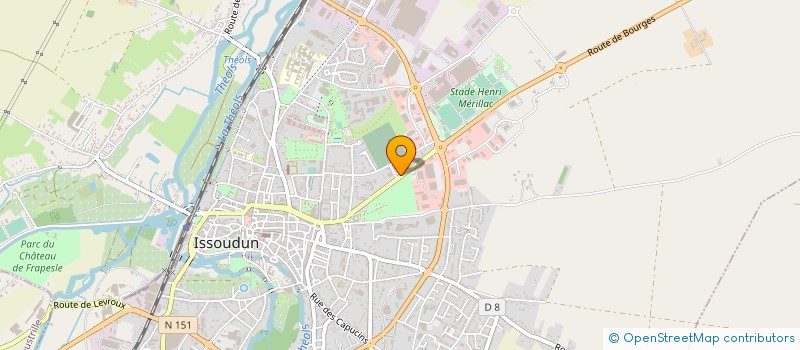 localisation de l'entreprise TENNIS CLUB ISSOUDUN à ISSOUDUN