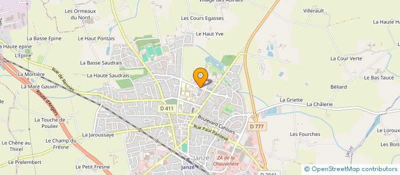 localisation de l'entreprise TENNIS CLUB JANZEEN  JANZE