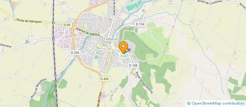 localisation de l'entreprise TENNIS CLUB JEAN LEDRU à CHABEUIL