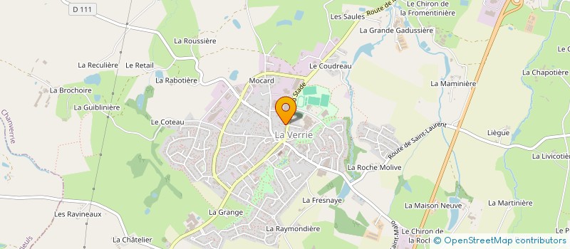 localisation de l'entreprise TENNIS CLUB LA GAUBRETIERE  LA GAUBRETIERE