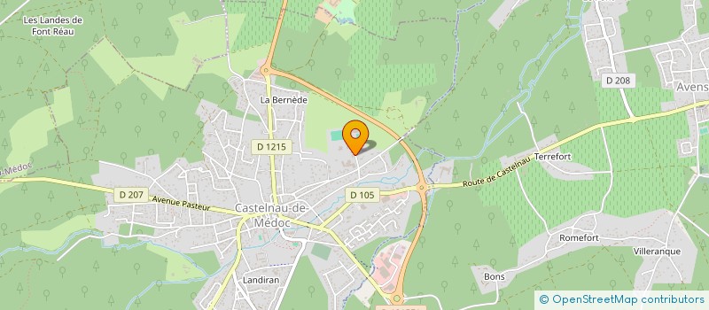 localisation de l'entreprise TENNIS-CLUB LA MEDULLIENNE  CASTELNAU-DE-MEDOC