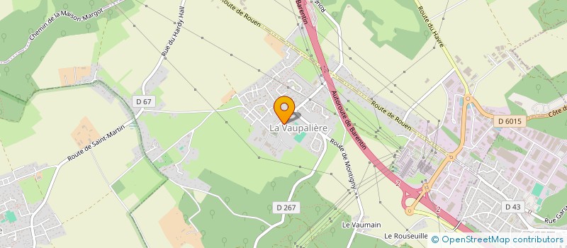 localisation de l'entreprise TENNIS CLUB LA VAUPALIERE  LA VAUPALIERE