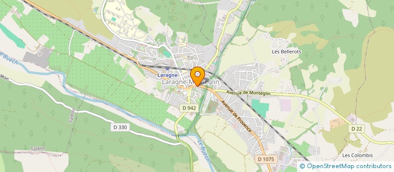 localisation de l'entreprise TENNIS CLUB LARAGNE à LARAGNE-MONTEGLIN