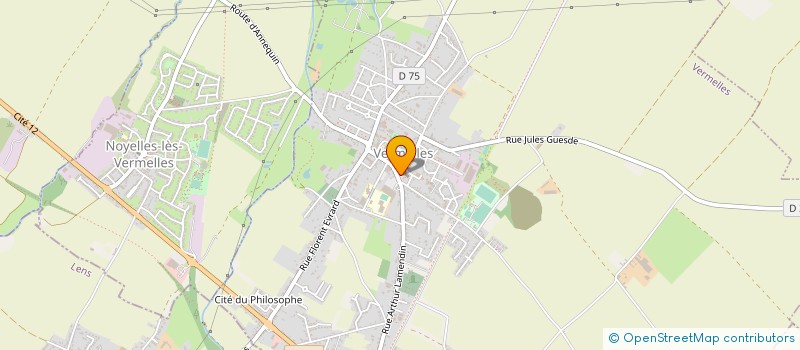 localisation de l'entreprise TENNIS CLUB LOISIR VERMELLES  VERMELLES