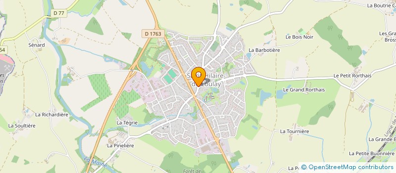 localisation de l'entreprise TENNIS CLUB LOULAYSIEN à MONTAIGU-VENDEE