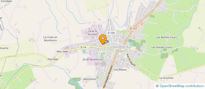 localisation de l'entreprise TENNIS CLUB LOUVIGNEEN  LOUVIGNE-DU-DESERT