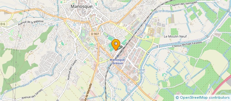 localisation de l'entreprise TENNIS CLUB MANOSQUE à MANOSQUE