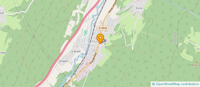 localisation de l'entreprise TENNIS CLUB MARTIGNAT  MARTIGNAT