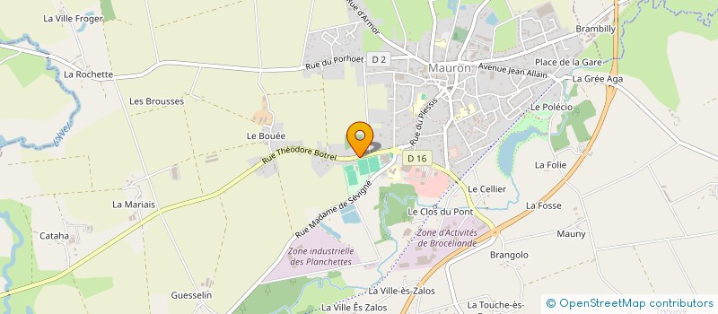 localisation de l'entreprise TENNIS CLUB MAURONNAIS  MAURON