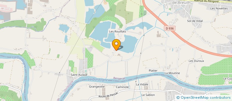 localisation de l'entreprise TENNIS CLUB MONTRAVEL  SAINT-ANTOINE-DE-BREUILH