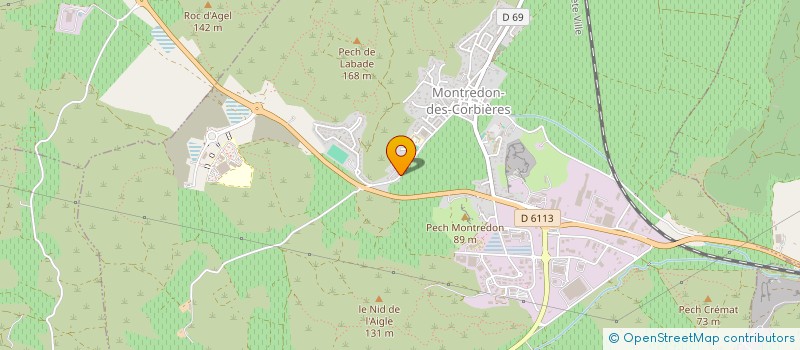 localisation de l'entreprise TENNIS CLUB MONTREDONNAIS  MONTREDON-DES-CORBIERES