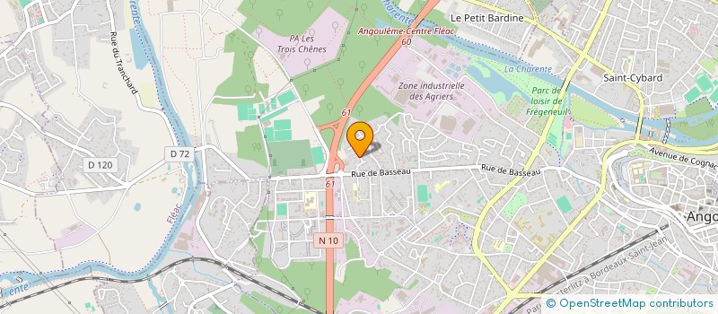 localisation de l'entreprise TENNIS CLUB MUNICIPAL ANGOULEM à ANGOULEME