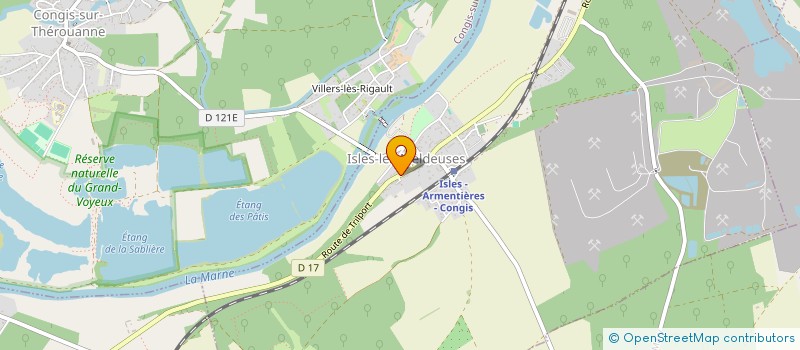 localisation de l'entreprise TENNIS CLUB MUNICIPAL D'ISLES-LES-MELDEUSES  ISLES-LES-MELDEUSES