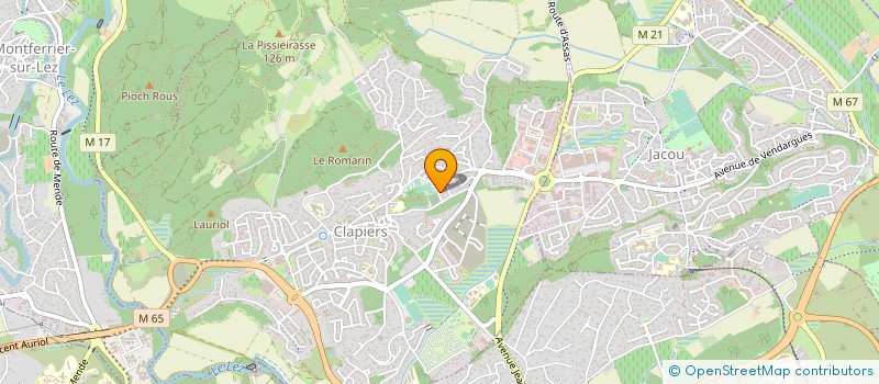 localisation de l'entreprise TENNIS CLUB MUNICIPAL DE CLAPIERS  CLAPIERS