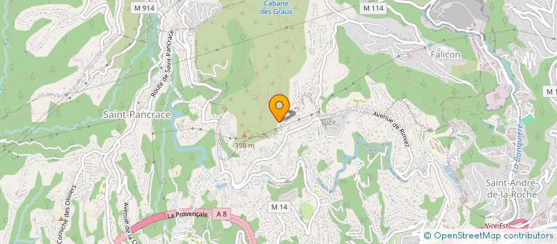 localisation de l'entreprise TENNIS CLUB MUNICIPAL DE FALICON  FALICON