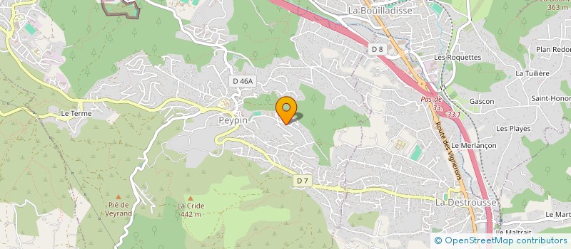 localisation de l'entreprise TENNIS CLUB MUNICIPAL DE PEYPIN  PEYPIN