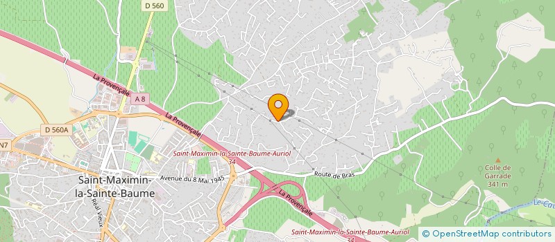 localisation de l'entreprise TENNIS CLUB MUNICIPAL ST MAXIMINOIS à SAINT-MAXIMIN-LA-SAINTE-BAUME