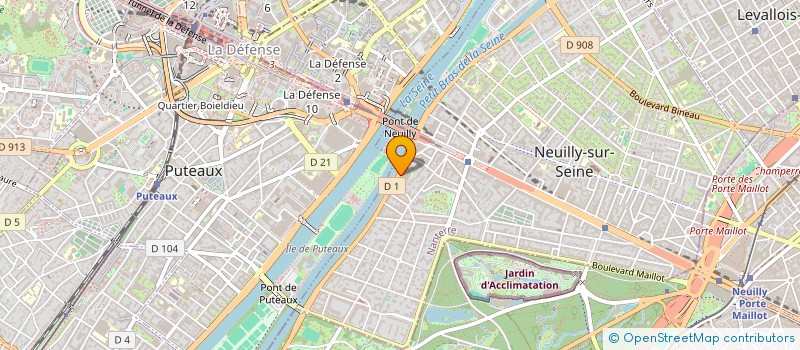 localisation de l'entreprise TENNIS CLUB NEUILLY ST JAMES à NEUILLY-SUR-SEINE