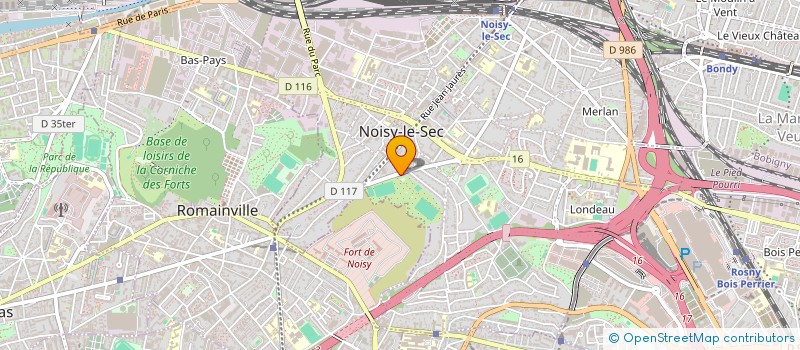 localisation de l'entreprise TENNIS CLUB NOISEEN à NOISY-LE-SEC
