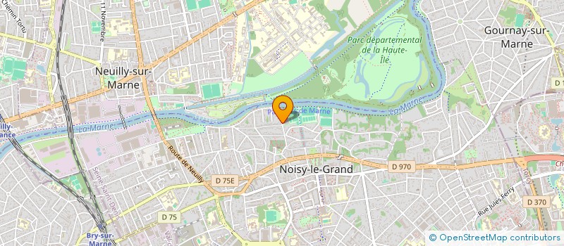 localisation de l'entreprise TENNIS CLUB NOISY LE GRD MARNE LA VALLEE  NOISY-LE-GRAND