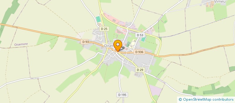 localisation de l'entreprise TENNIS CLUB OISEMONT  OISEMONT