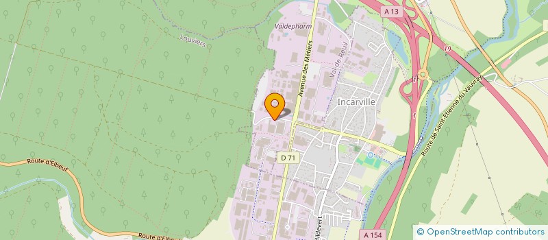 localisation de l'entreprise TENNIS CLUB PASTEUR  VAL-DE-REUIL