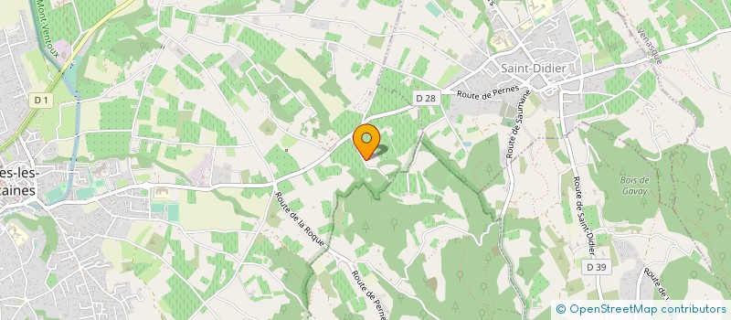 localisation de l'entreprise TENNIS CLUB PERNOIS à PERNES-LES-FONTAINES