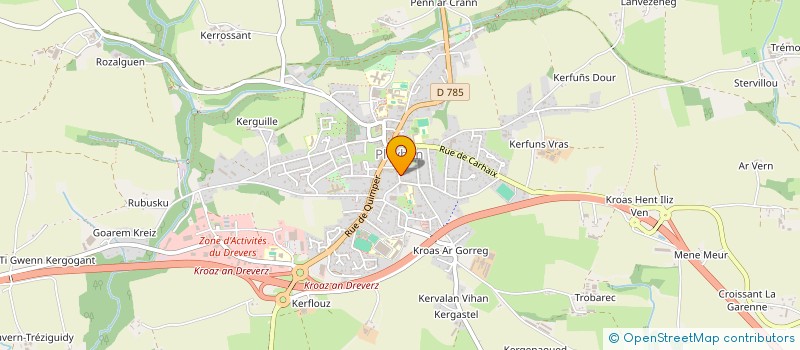 localisation de l'entreprise TENNIS CLUB PLEYBENNOIS  PLEYBEN