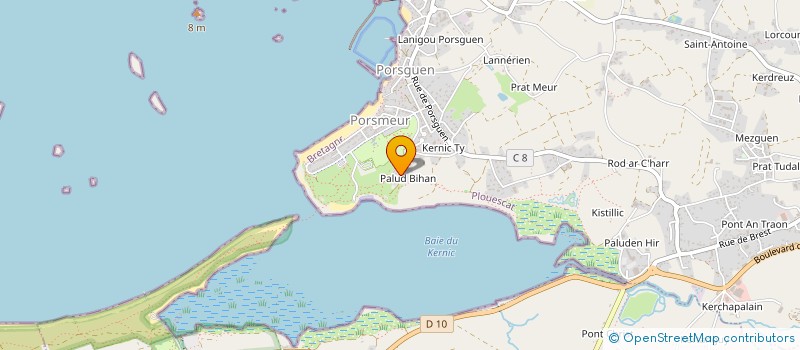 localisation de l'entreprise TENNIS CLUB PLOUESCATAIS  PLOUESCAT