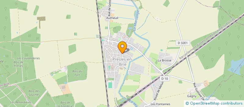 localisation de l'entreprise TENNIS CLUB PRESLOIS  PRESLES-EN-BRIE