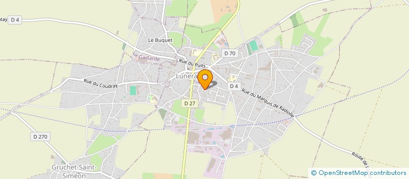 localisation de l'entreprise TENNIS CLUB REGION LUNERAY  LUNERAY